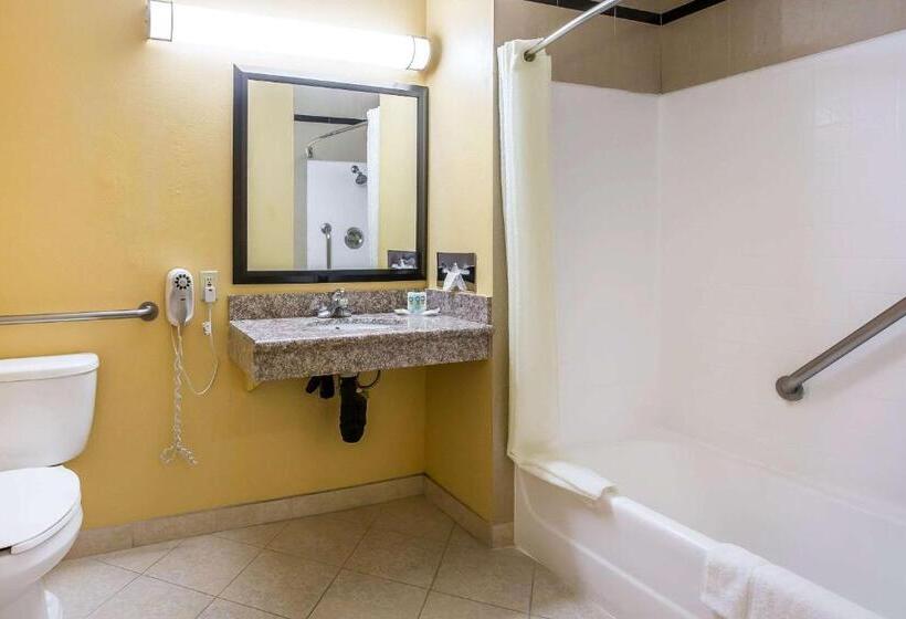 장애인을 위한 킹사이즈 침대 스탠다드 룸, Quality Inn & Suites Bell Gardenslos Angeles