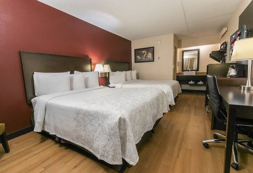 اتاق استاندارد با 2 تخت دوبل, Red Roof Inn Plus+ Pittsburgh South   Airport