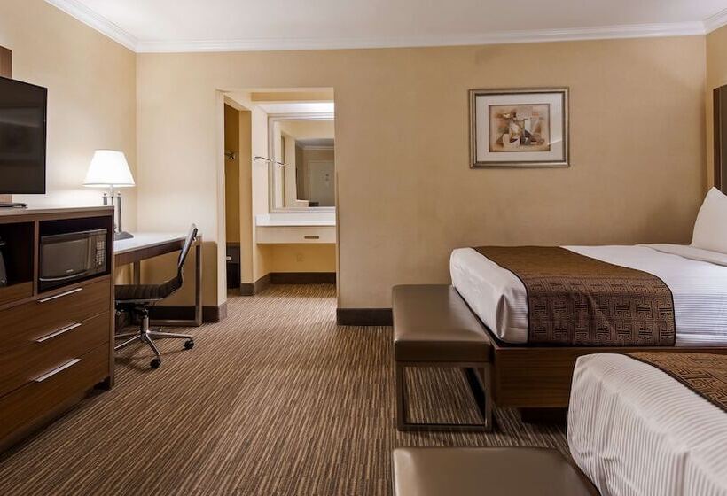 اتاق استاندارد با 2 تخت دوبل, Best Western Hollywood Plaza Inn Hotel   Hollywood Walk Of Fame La