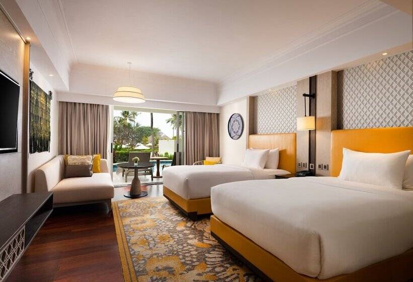 اتاق استاندارد با چشم‌انداز باغ, Hilton Bali Resort