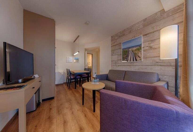 Апартаменты Внутренние 1 Спальня, Aquamaris Strandresidenz Rugen
