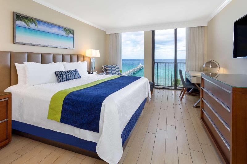 스탠다드 룸 바다 전망, Wyndham Deerfield Beach Resort