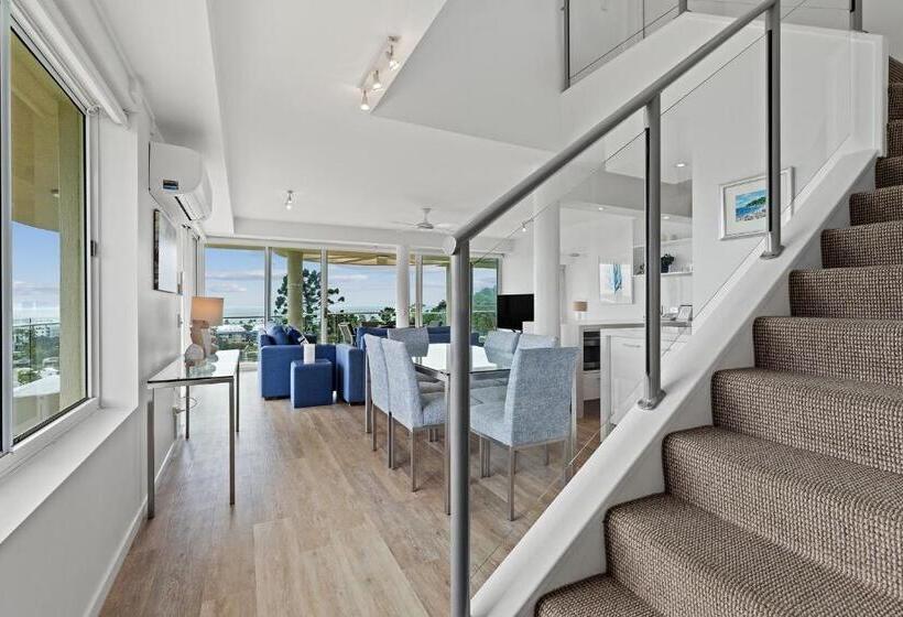 1침실 펜트하우스 아파트, Noosa Crest Resort