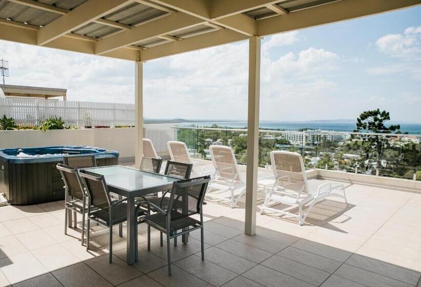 1침실 펜트하우스 아파트, Noosa Crest Resort