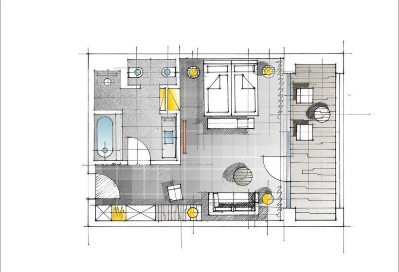 Полулюкс Вид Гольф, Dolomitengolf Suites