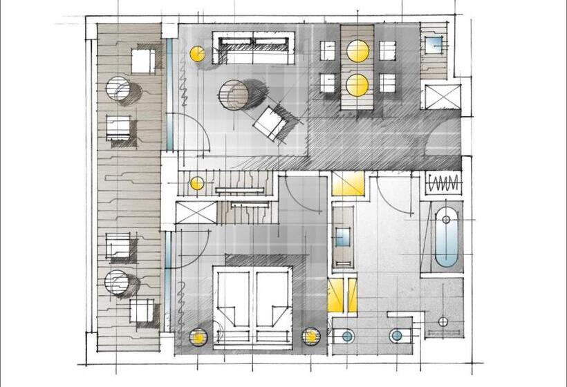 Люкс с Видом, Dolomitengolf Suites