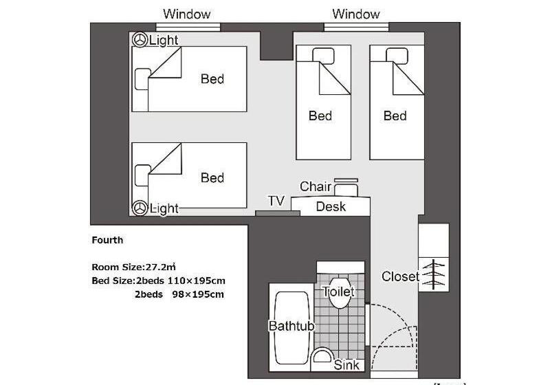 Quarto Estandar, New Hankyu Osaka