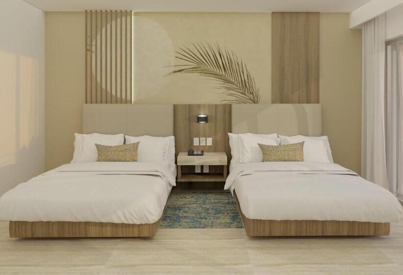 חדר סטנדרט נוף לים, Marriott Cancun, An Allinclusive Resort