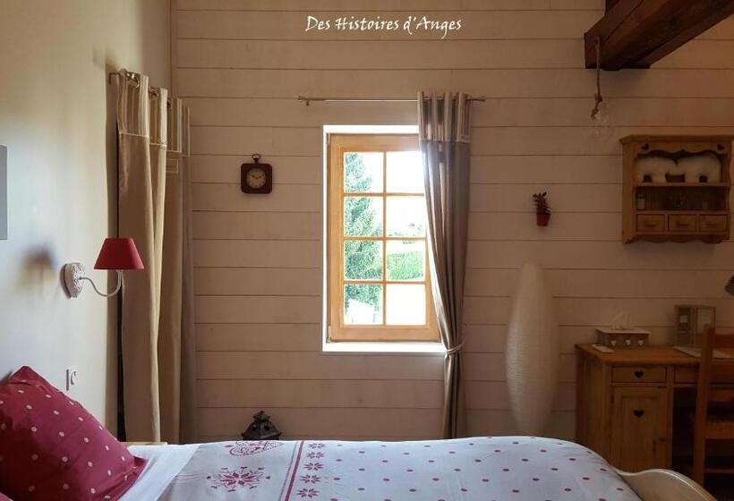 اتاق استاندارد سه نفره, B&b Des Histoires D Anges   Côté Jardin   Accueil Vélo