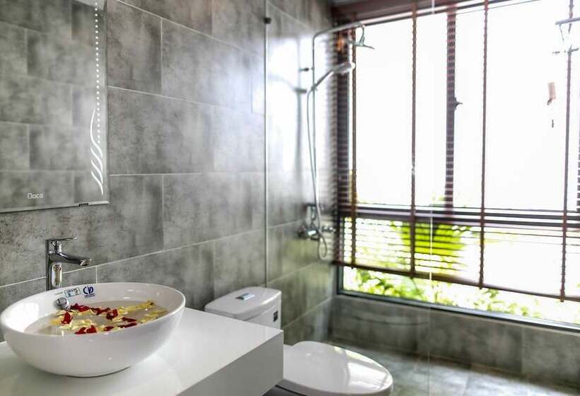 اتاق سه نفره دلوکس با چشم‌انداز استخر, The Nam An Villa Hoi An