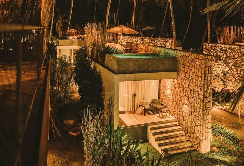 바다 전망 스탠다드 방갈로, Pedras Do Patacho Hotel Boutique Experience