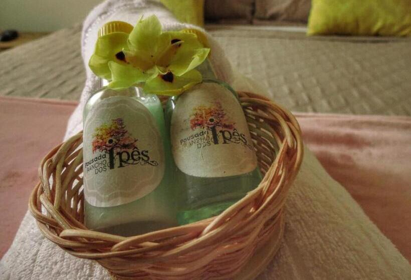 정원 전망 4인용 스탠다드 룸, Pousada Rancho Dos Ipês