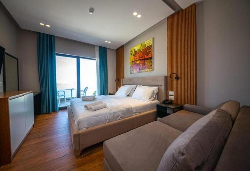 Quarto Deluxe Vista Mar, King Hotel Ksamil