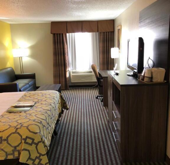 اتاق لوکس با تخت بزرگ, Baymont By Wyndham Oklahoma City Airport