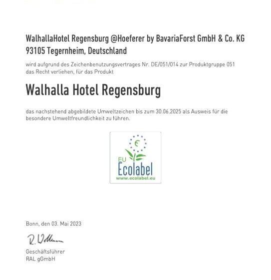 Номер Deluxe, Walhalla Hotel Regensburg Hoeferer 4 Sterne Superior