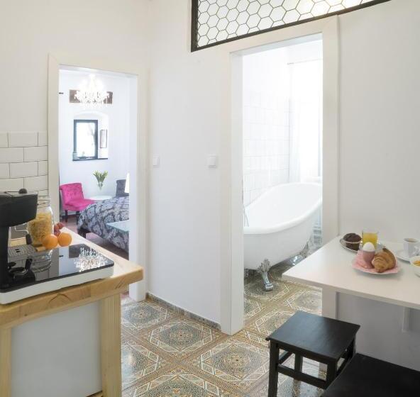 침실 1개 디럭스 아파트, Boutique Apartments U Rolanda, Mikulášské Náměstí
