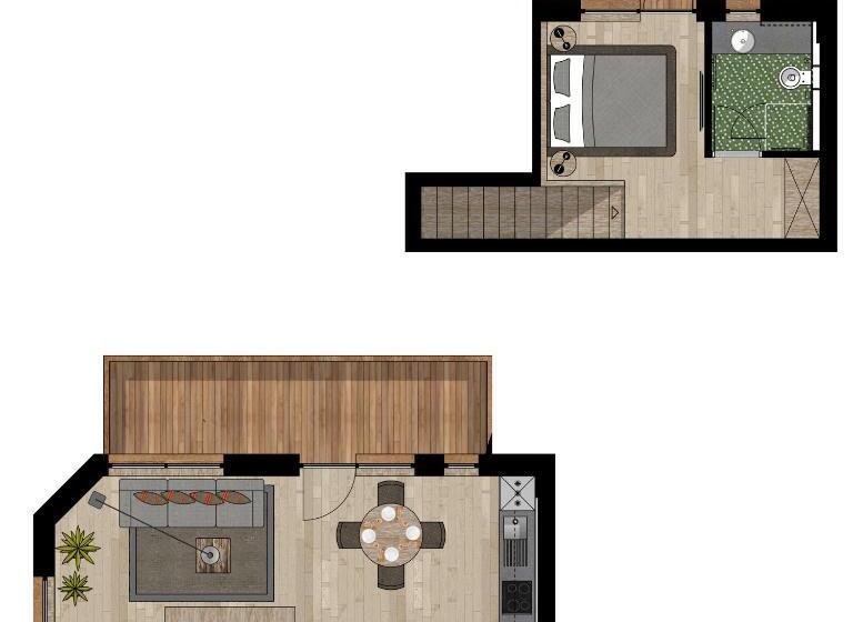 آپارتمان 1 خوابه, Chalet Obergurgl Luxury Apartments