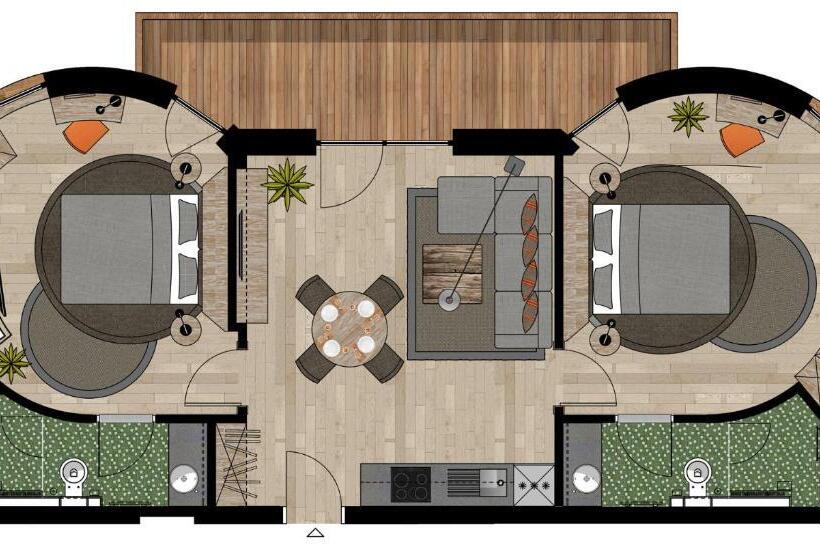 آپارتمان اقتصادی دو خوابه, Chalet Obergurgl Luxury Apartments