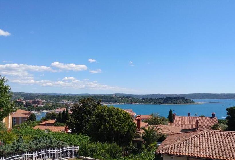 اتاق استاندارد با بالکن و چشم‌انداز دریا, Villa Senegačnik