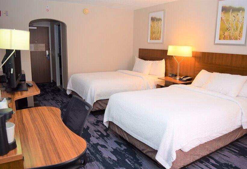 Номер Стандарт 2 Двуспальные Кровати, Fairfield Inn Corning Riverside
