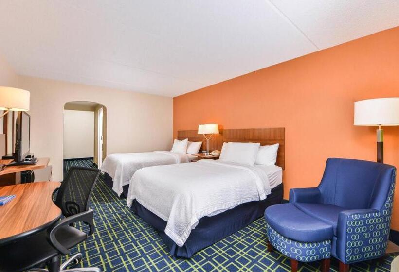 Номер Стандарт 2 Двуспальные Кровати, Fairfield Inn Corning Riverside