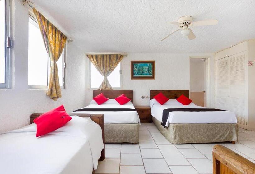 חדר משפחתי, Capital O Farallon Inn, Cancún