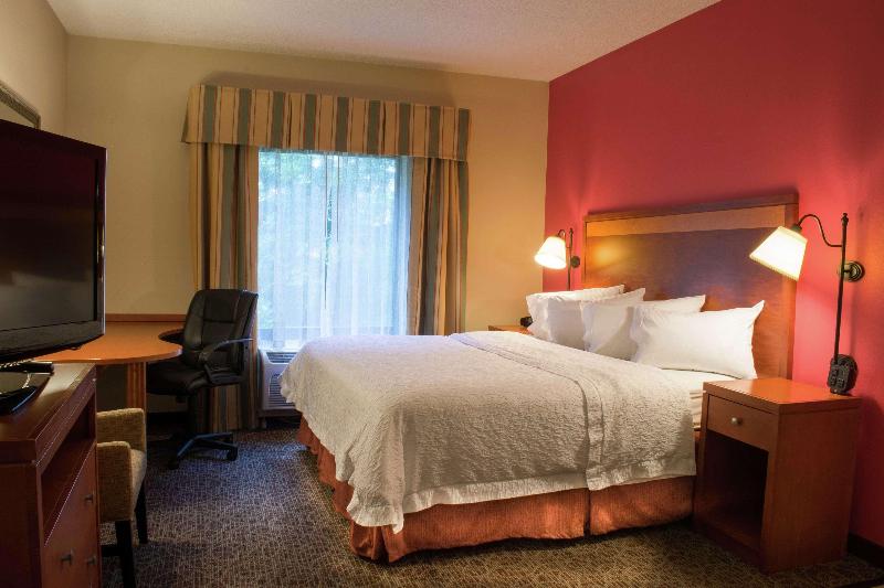 带大床的标准间, Hampton Inn Harrisonburg   University