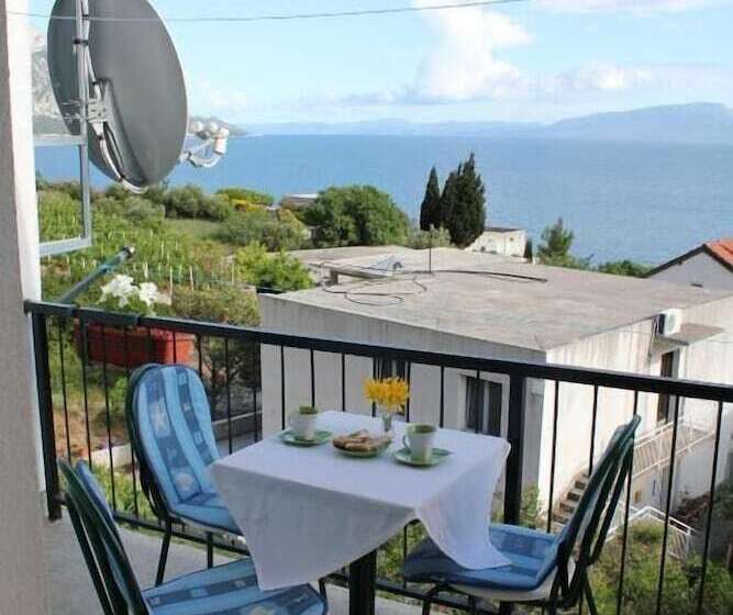 اتاق استاندارد با بالکن و چشم‌انداز دریا, Guesthouse Podaca