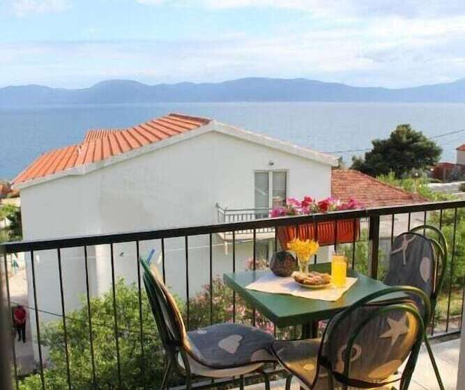 اتاق استاندارد با بالکن و چشم‌انداز دریا, Guesthouse Podaca
