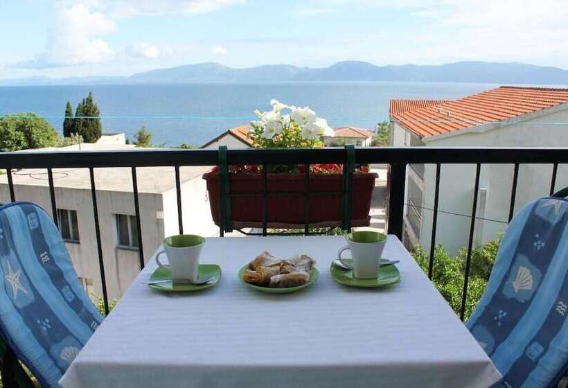 اتاق استاندارد با بالکن و چشم‌انداز دریا, Guesthouse Podaca