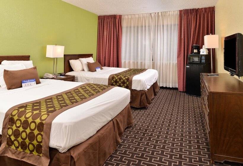 Номер Стандарт 2 Двуспальные Кровати, Americas Best Value Inn & Suites Extended Stay Tulsa