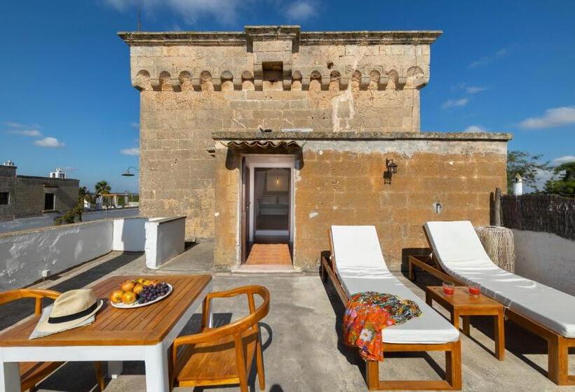Номер Deluxe с Террасой, Masseria Zanzara
