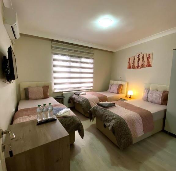 标准三人间, Teki̇nler Otel