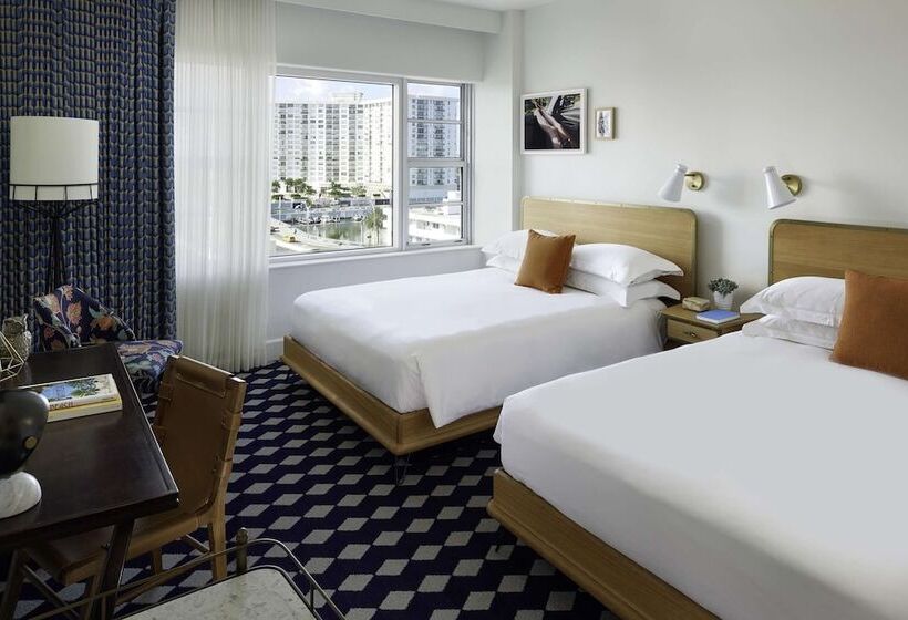 Номер Стандарт 2 Двуспальные Кровати, Andaz Miami Beach, By Hyatt