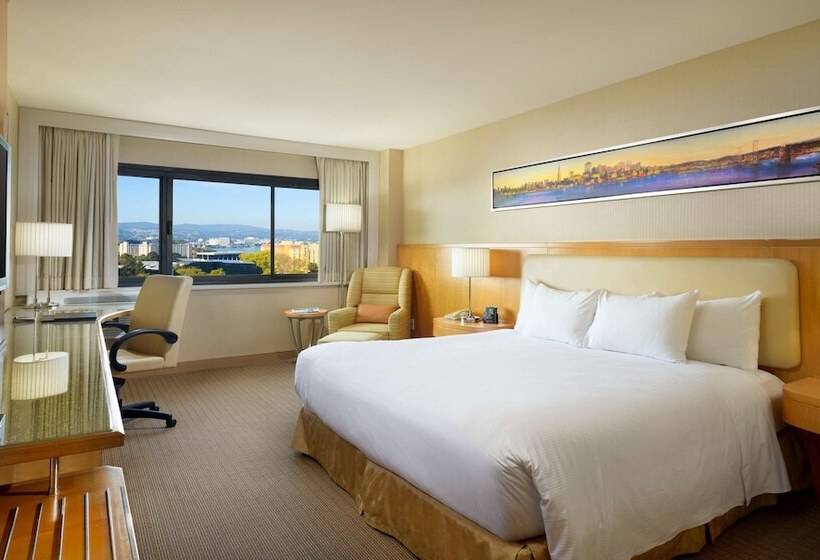 Deluxe Kamer met Kingsize Bed, Hilton San Francisco Airport Bayfront