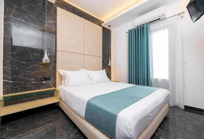اتاق اجرایی با چشم‌انداز دریا, Deluxe Hotel Santorini
