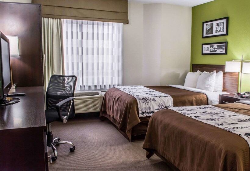 اتاق استاندارد با 2 تخت دوبل, Sleep Inn Richmond South