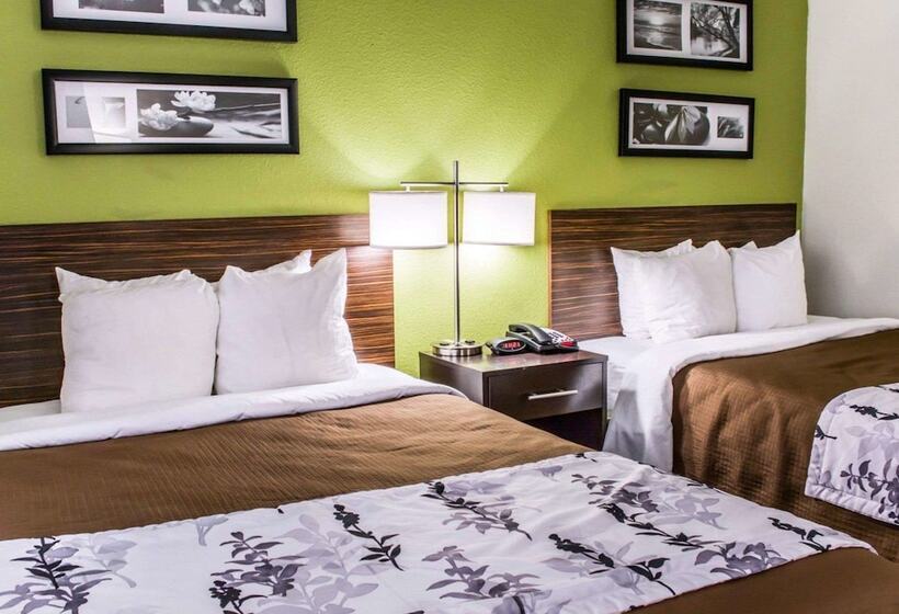 اتاق استاندارد با 2 تخت دوبل, Sleep Inn Richmond South