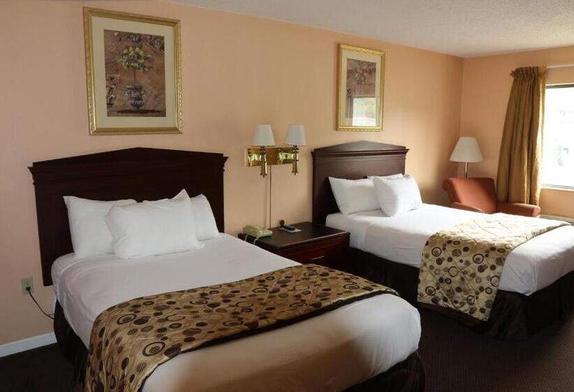 带2个双人床的标准工作室, American Elite Inn