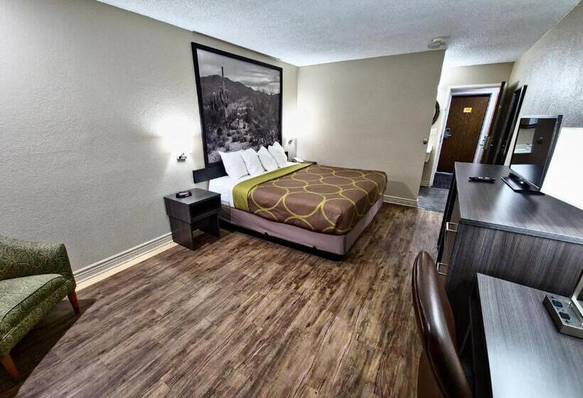 스탠다드 룸 킹사이즈 침대, Super 8 By Wyndham Goodyear/phoenix Area
