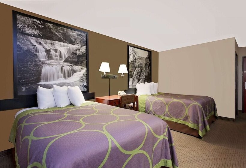 Номер Стандарт 2 Двуспальные Кровати, Super 8 By Wyndham Ithaca