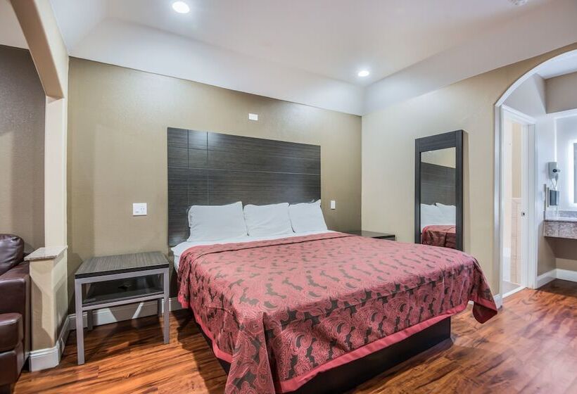 Mozgáskorlátozott Standard Franciaágyas Szoba, Scottish Inns & Suites Iah Airport   Beltway 8