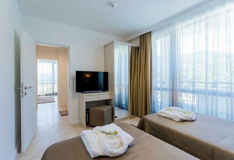 침실 1개 아파트 측면 바다 전망, Onyx Beach Residence   Free Parking & Beach Access