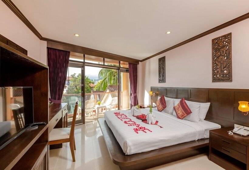 디럭스 룸, Club Bamboo Boutique Patong Beach Resort