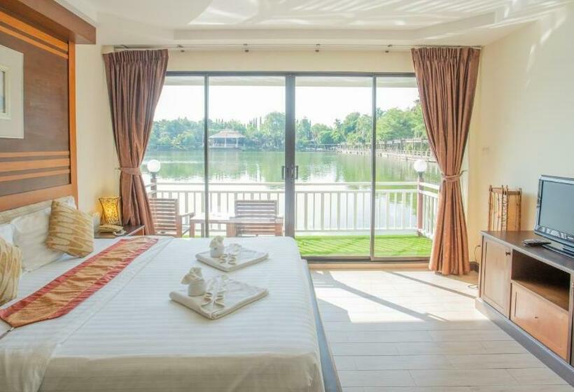 标准间带湖景, Chawalun Resort