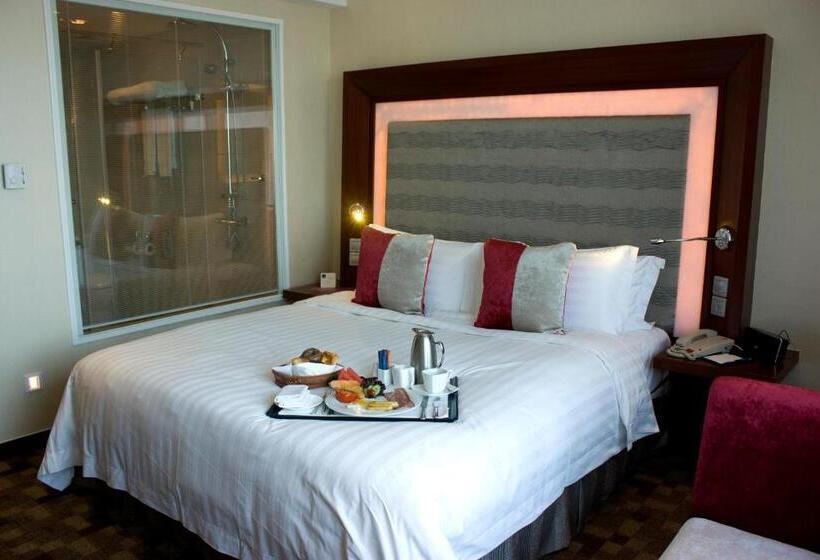 스탠다드 룸 킹사이즈 침대, Novotel Atlantis Shanghai   Breakfast In The Clouds With River View In The Revolving Restaurant