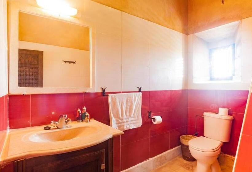 חדר משפחתי נוף לבריכה, Ecolodge L île De Ouarzazate
