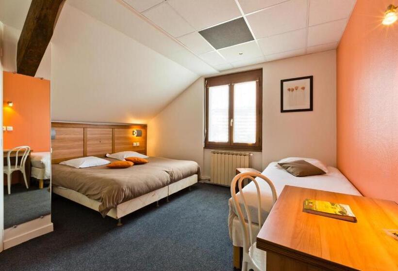 Номер Стандарт Трехместный, Logis   Hôtel Restaurant Bellevue Annecy