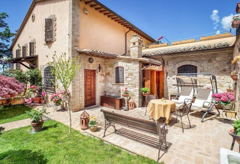 آپارتمان 1 خوابه با چشم‌انداز باغ, L Agrifoglio Di Assisi Residenza Di Campagna