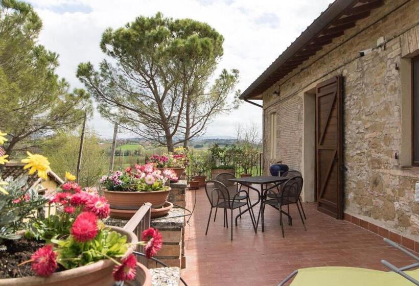 آپارتمان 1 خوابه با تراس, Fattoria Il Bruco